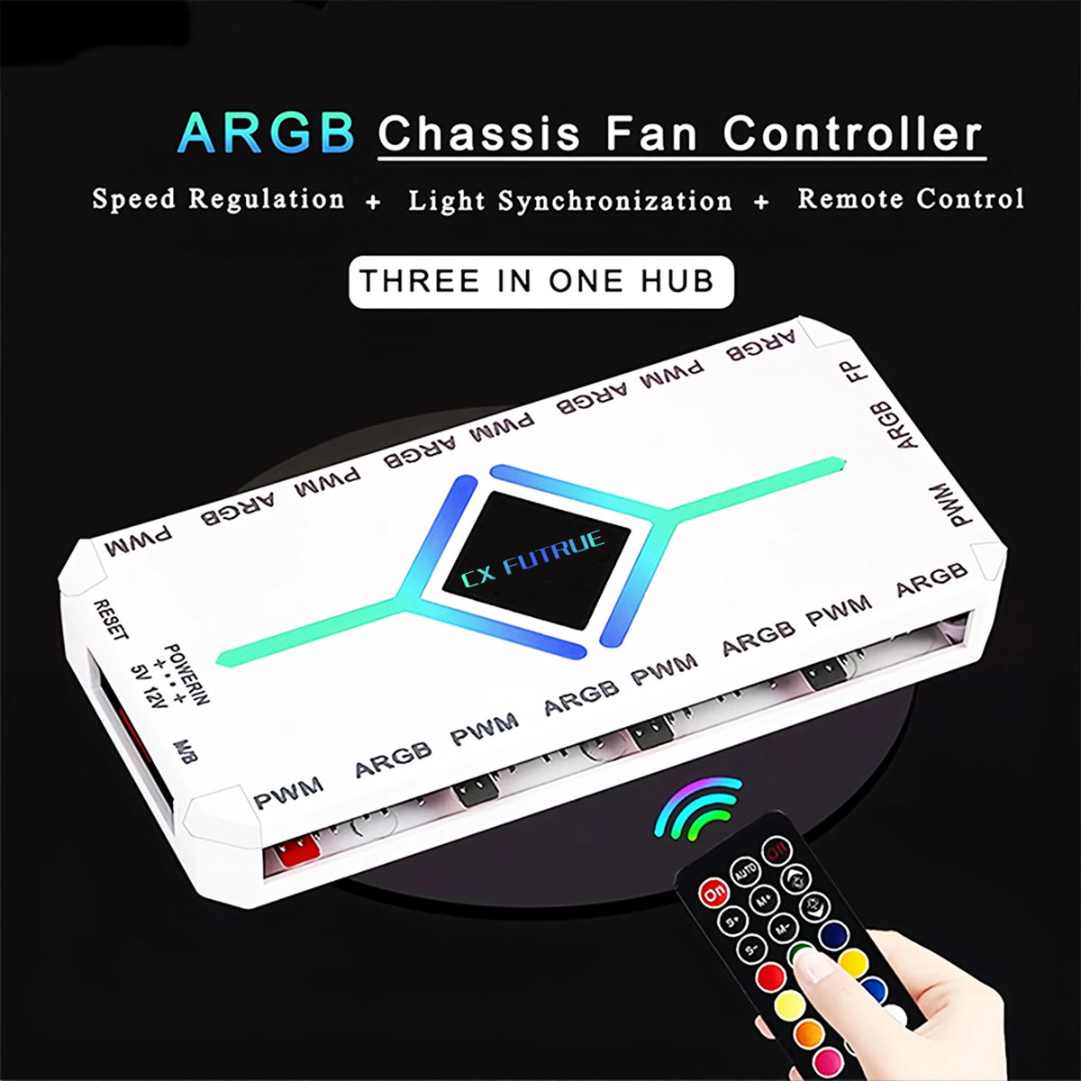 ARGB M.2 2280 NVMe SSD Heatsink