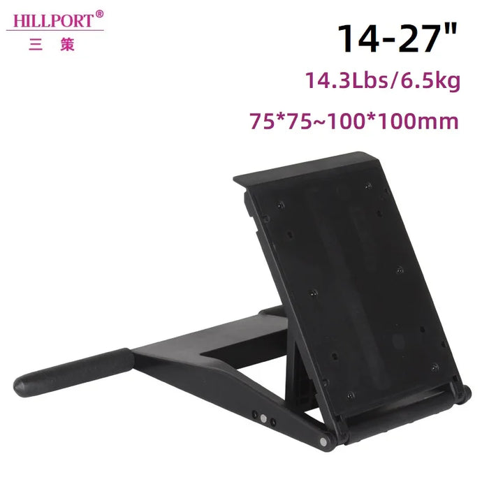 HILLPORT Single Monitor Arm VESA 14-27 - in use