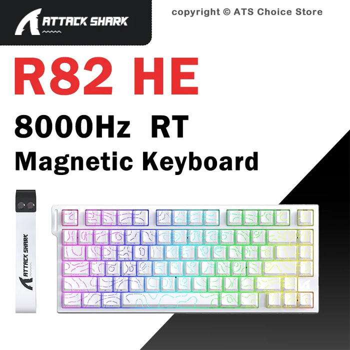 ATTACK SHARK R82 HE Magnetic Switch Keyboard, 75%