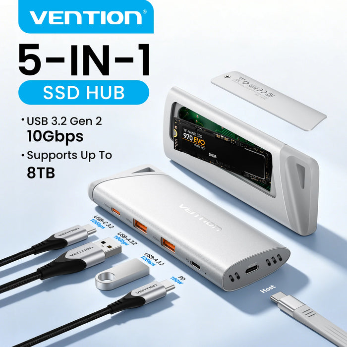 Vention USB-C SSD Enclosure Hub