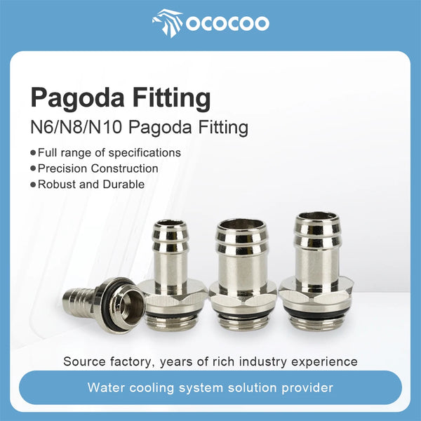OCOCOO Copper Industrial Water Cooling Fitting