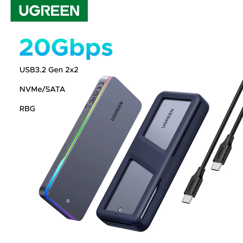 UGREEN 20Gbps M.2 SSD Enclosure
