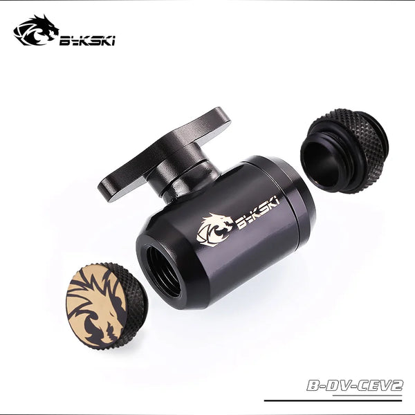 BYKSKI Water Cooling Fitting Kit (Double Female/Switch/Plug/Male-Male)