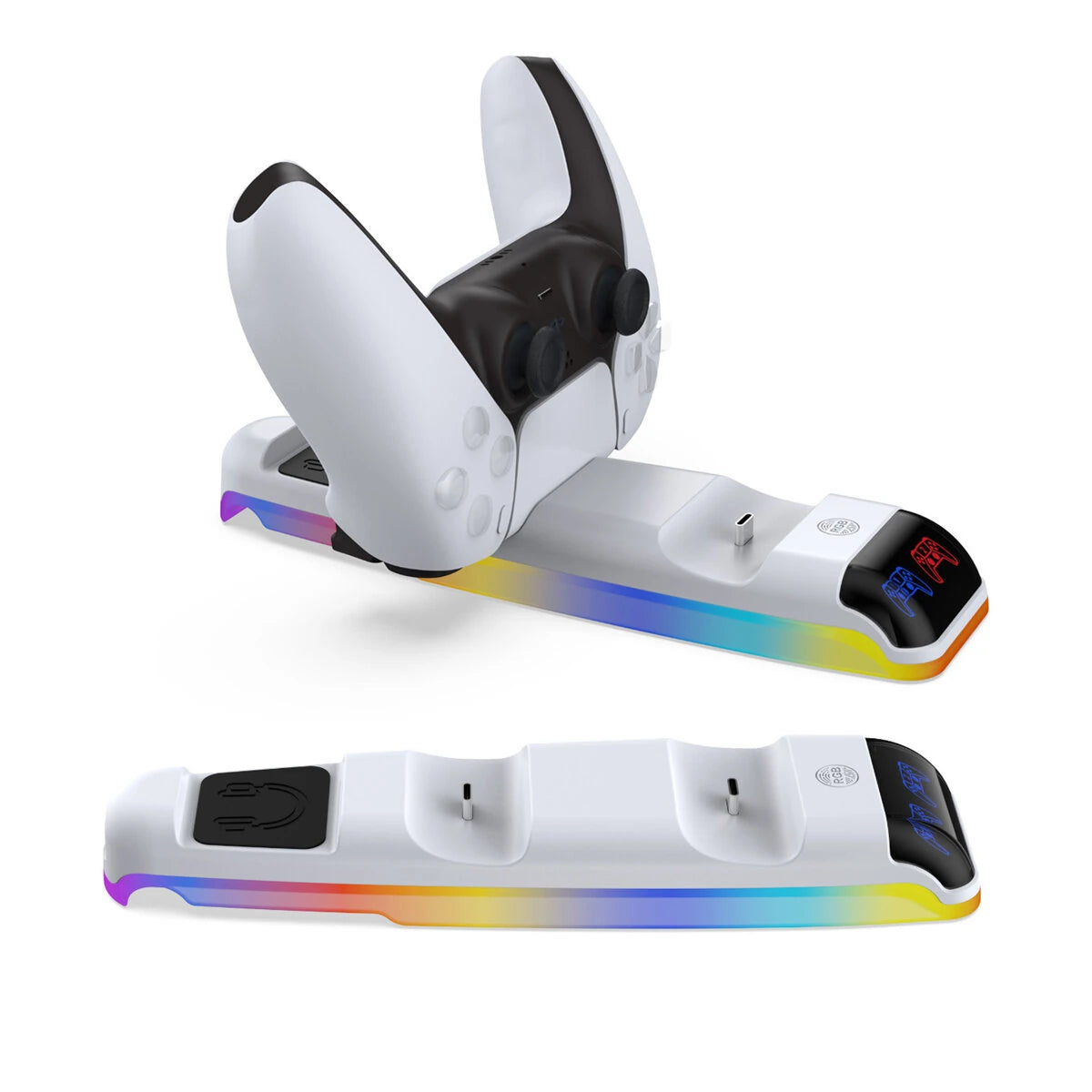 DOBE PS5 dual controller charging dock